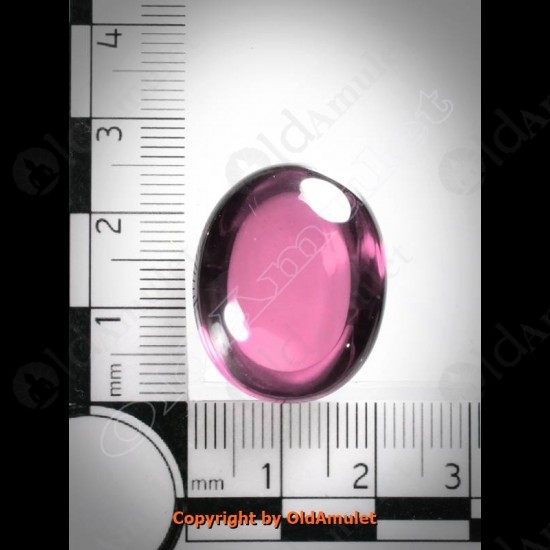 Pink Oval Naga-eye +pandents Thai Holy Amulet Gemstone 100%real Size-m