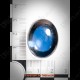 Blue Oval Naga-eye +pandents Thai Holy Amulet Gemstone 100%real Size-m