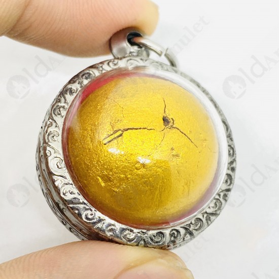 Thai Amulet Holy Ball Plai Gumanthong Look-om 9spirit 1takud Lp Goy 2554