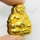 Thai Amulet Happy Buddha Sangkajai Powder + Gold Face Mask Lp Up 2554