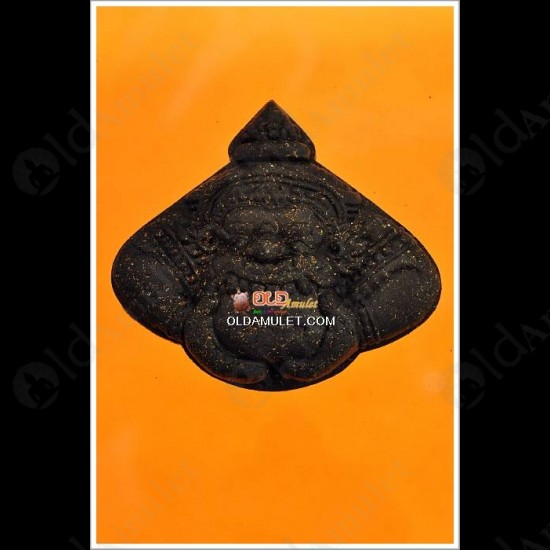 THAI AMULET PHRA RAHU BLACK HERB WEALTHY RICH LUCKY LARGE LP KEY 2548