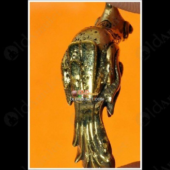 THAI AMULET SALIKA CHARMING BIRD LUCKY BRASS BRONZE MIXED LP NEN 2554