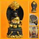 THAI AMULET PHRA OPAKUT NAGA PROTECT BRONZE BLACK GOLD REEF LP NEN 2553