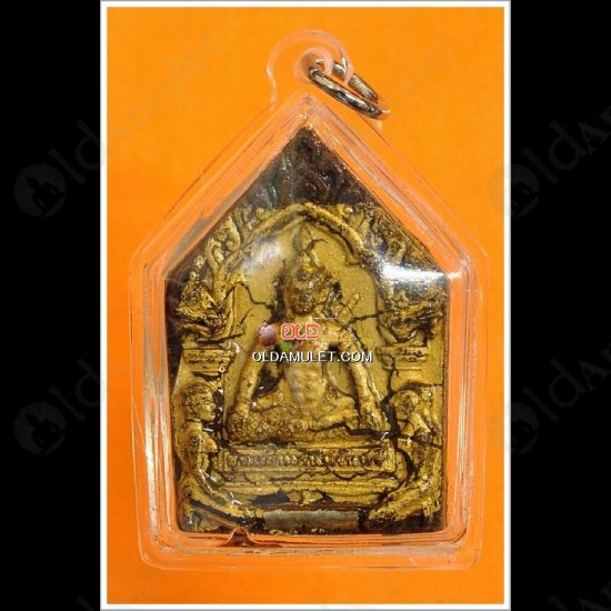 THAI AMULET KHUNPAEN 2SPIRIT IN OIL 3SILVER TAKUD WATERPROOF LP NEN 2553