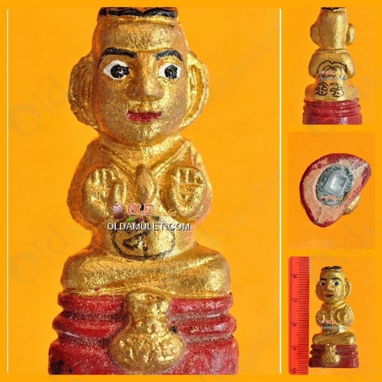 THAI AMULET KMT GUMANTONG STRONG WEALTHY GAMBLING LUCKY LP DUM BE.2551