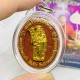 Thai Amulet Er-ger-fong Oval Coin Red Wealthy Lucky Pendant Lp Nen 2554