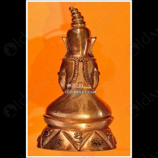 Thai Amulet Ngang Red Eye Love Charming Figure Copper Takrud Lp Nen 2554