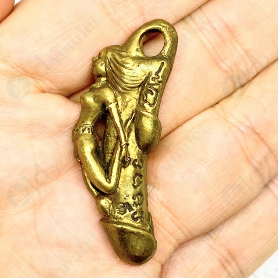 Thai Amulet Paladkik Lady Feel Spasm Love Attraction Bronze Lp Key 2543