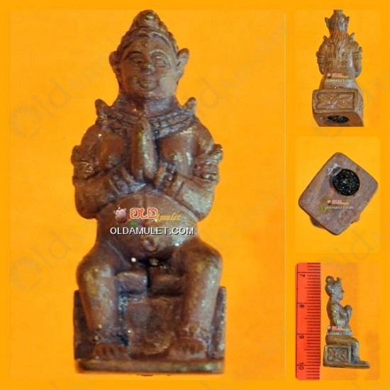 THAI AMULET NANG-PIM GUMANTHONG MOM LOVE CHARMING OLD BRONZE LP UP 2553