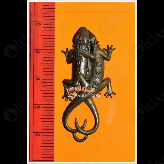 THAI AMULET BREED LIZARD CHARMING LOVE ATTRACTION BRONZE MIX LP KEY 2551