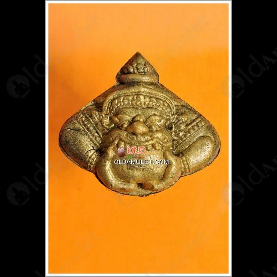 THAI AMULET RAHO GOLD PAINT BLACK HERB LARGE SPECIAL BATCH LP KEY 2548