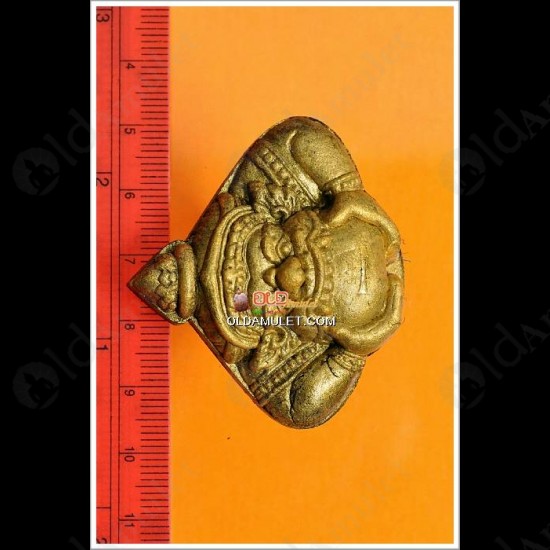 THAI AMULET RAHO GOLD PAINT BLACK HERB LARGE SPECIAL BATCH LP KEY 2548