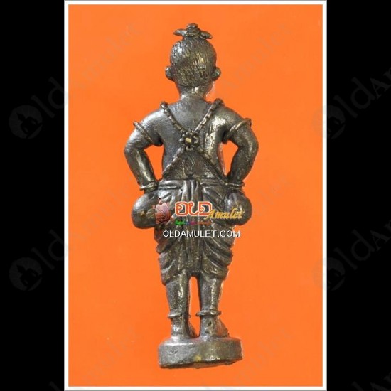 Kmanthong (KMT) Mini Figure Thai Amulet Love Charming Bronze Lp Mug 2550