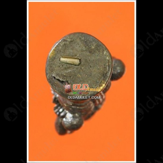 Kmanthong (KMT) Mini Figure Thai Amulet Love Charming Bronze Lp Mug 2550