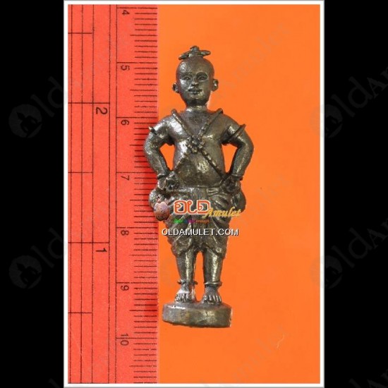 Kmanthong (KMT) Mini Figure Thai Amulet Love Charming Bronze Lp Mug 2550