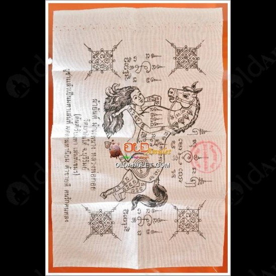 THAI AMULET YIN-KU-RAK LOVE ATTRACTION 3TAKRUT+YANT FLAG LP GOY 2553