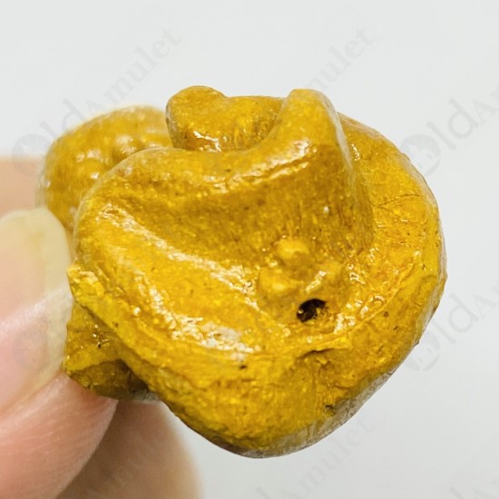 Thai Amulet Gmt Gumanthong Look-krok Yellow Powder Mixed Lp Goy 2553