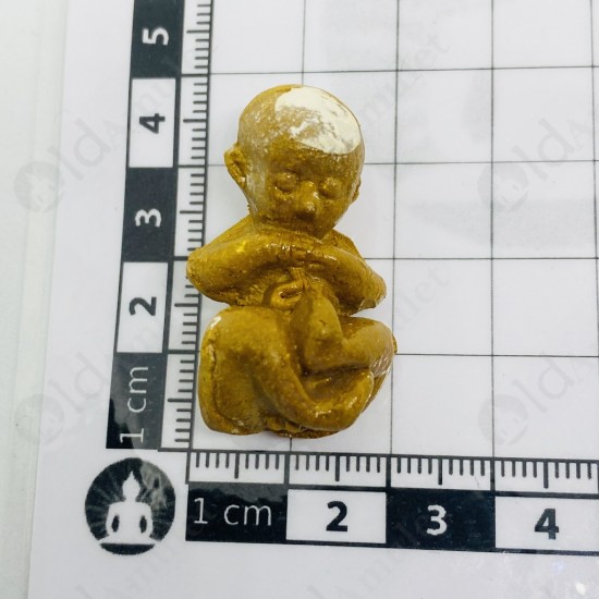 Thai Amulet Gmt Gumanthong Look-krok Yellow Powder Mixed Lp Goy 2553