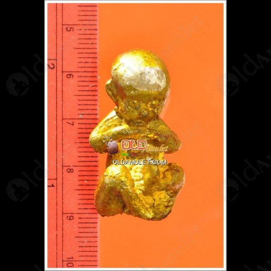 THAI AMULET GMT GUMANTHONG LOOK-KROK YELLOW BRONZE MIXED LP GOY 2553