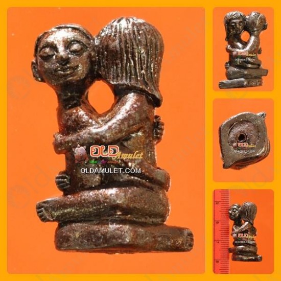 THAI AMULET YIN-KU-RAK REAL LOVE ATTRACTION BLACK CLAY MIXED LP GOY 2551