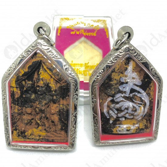 Thai Amulet Khunpaen 7girls 1takrud Charming Multi Ingredient Lp Goy 2551