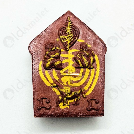 Thai Amulet Khunpaen Love Attract Charming Red Poweder Mixed Lp Goy 2551