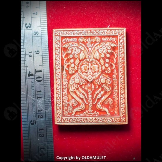 THAI AMULET BUTTERFLY+SPIDER CHARMING RED COLOR LARGE KB KRITSANA 2012