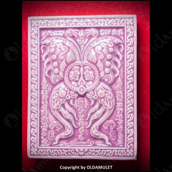 THAI AMULET BUTTERFLY+SPIDER CHARMING VIOLET COLOR LARGE KB KRITSANA 2012