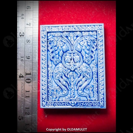 THAI AMULET BUTTERFLY+SPIDER CHARMING BLUE COLOR LARGE KB KRITSANA 2012