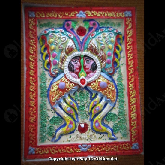 THAI AMULET BUTTERFLY+SPIDER CHARMING MULTICOLOR LARGE KB KRITSANA 2012