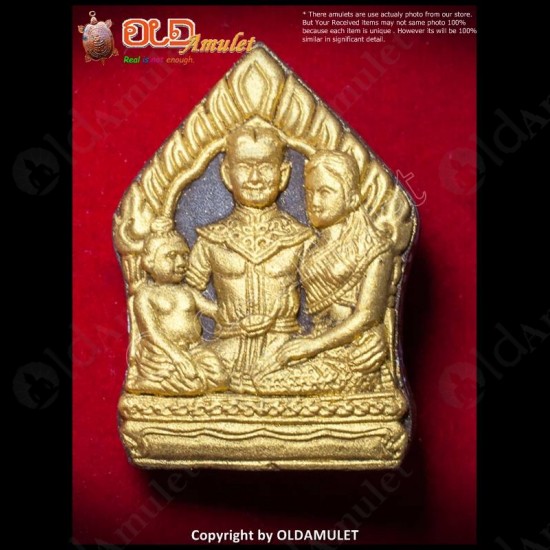 THAI REAL AMULET KHUNPAEN NAM MAN PLAI LOVE ATTRACTION AJ LONG BANG YAI