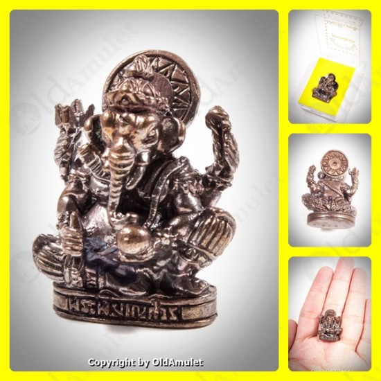 GANESHA THAI AMULET CHARMING BRONZE MIXED SMALL KB KRITSANA 2012