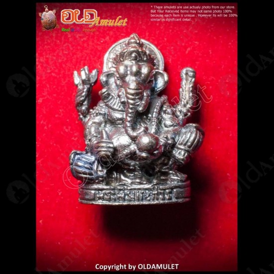 GANESHA THAI AMULET CHARMING BRONZE MIXED LARGE KB KRITSANA 2012