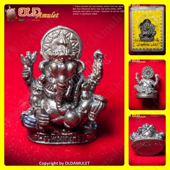 GANESHA THAI AMULET CHARMING BRONZE MIXED LARGE KB KRITSANA 2012