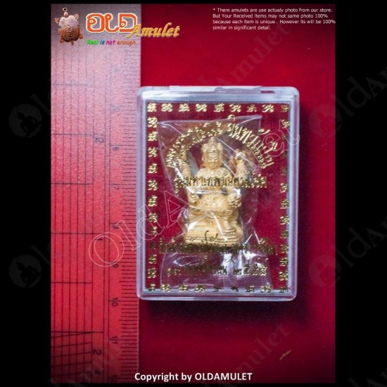 PHOME 4FACE THAI AMULET CHARMING GOLDEN PLATED SMALL KB KRITSANA 2012