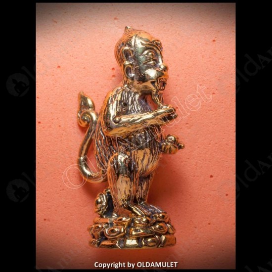 Thai Amulet 4ears 5eyes Monkey Tiger Charming Bronze Kb Subin 2555