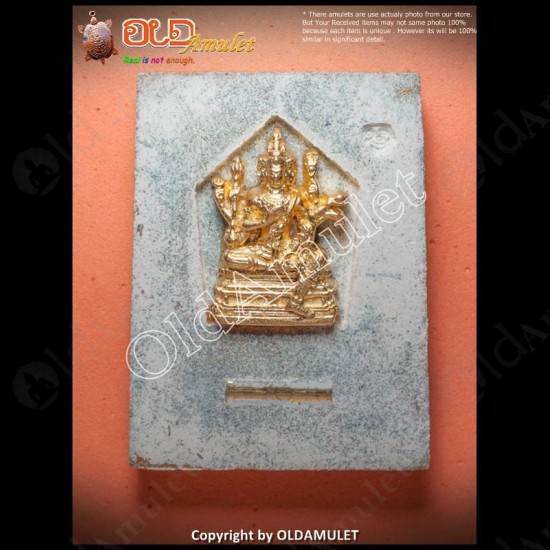 Thai Amulet Somdej Phuttahiran White Gold Herb Wealthy Kb Subin 2555