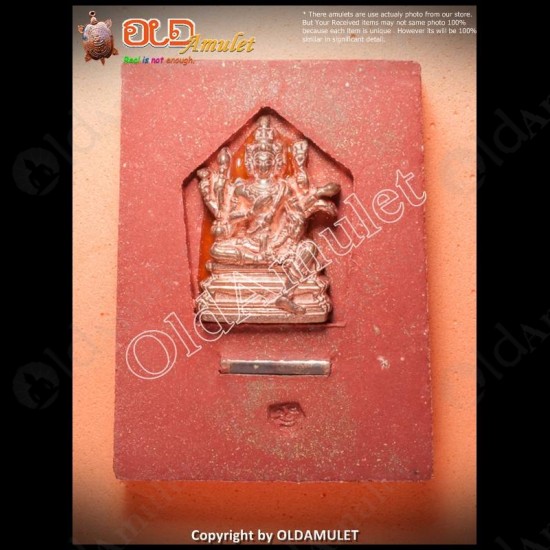 Thai Amulet Somdej Phuttahiran Red Holy Herb Wealthy Kb Subin 2555