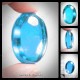 Blue Oval Naga-eye Thai Holy Real Amulet Gemstone 100%authentic Size-L