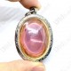 Pink Oval Naga-eye Thai Holy Real Amulet Gemstone 100%authentic Size-L
