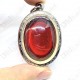Red Oval Naga-eye Thai Holy Real Amulet Gemstone 100%authentic Size-L