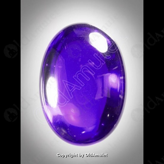 Violet Oval Naga-eye Thai Holy Real Amulet Gemstone 100%authentic Size-L