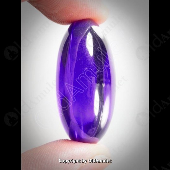 Violet Oval Naga-eye Thai Holy Real Amulet Gemstone 100%authentic Size-L