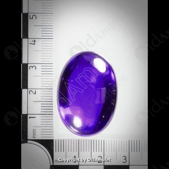 Violet Oval Naga-eye Thai Holy Real Amulet Gemstone 100%authentic Size-L