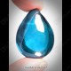 Blue Pear Naga-eye Thai Holy Real Amulet Gemstone 100%authentic Size-m