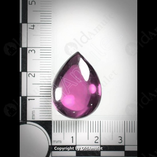 Pink Pear Naga-eye Thai Holy Real Amulet Gemstone 100%authentic Size-m