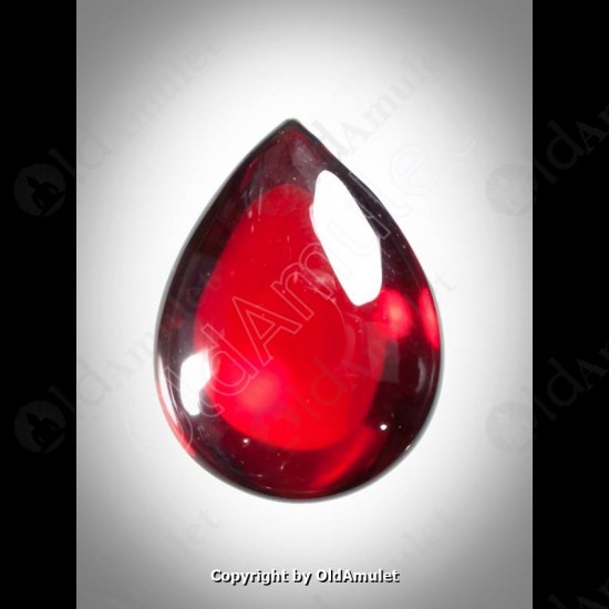 Red Pear Naga-eye Thai Holy Real Amuletgemstone 100%authentic Size-m