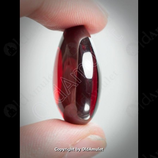 Red Pear Naga-eye Thai Holy Real Amuletgemstone 100%authentic Size-m