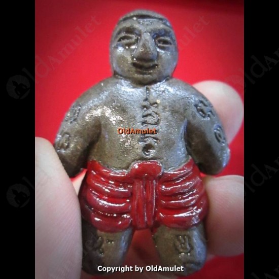 THAI AMULET HOON PAYON GHOST ROBOT FAT BOY RED PANTS LP DUM BE.2552