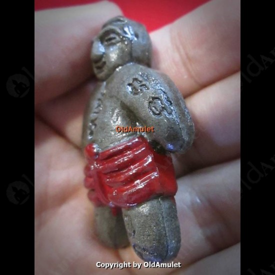 THAI AMULET HOON PAYON GHOST ROBOT FAT BOY RED PANTS LP DUM BE.2552